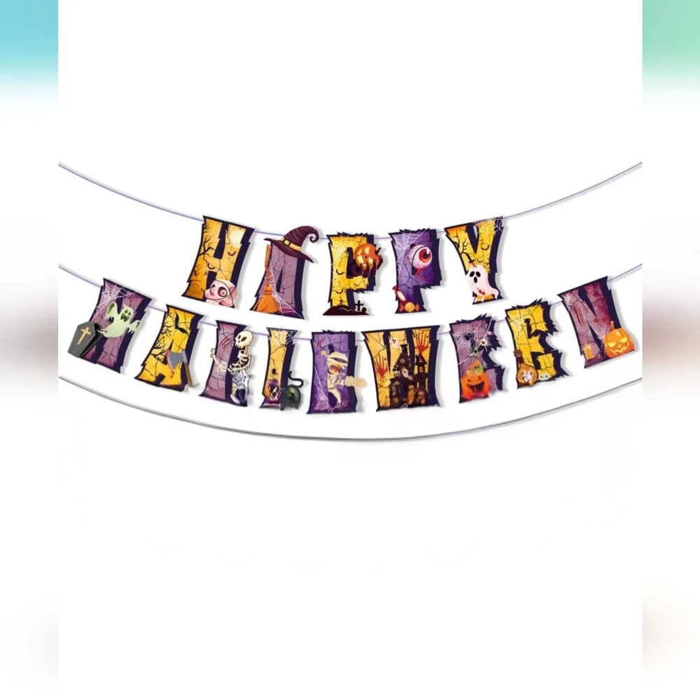 Halloween Party Kit With Decor, Pumpkin Carving/Painting Kits, Favors, & Masks.